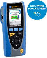Trend Networks netwerk kabel tester SignalTK CT met touchscreen