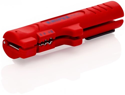 Knipex Ontmantelingsgereedschap voor vlakke en ronde kabels 125 mm