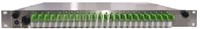 Diamond Fiber box 19'' 1HE 01-12F SX E-2000/APC 0,1dB RVS 2 splice tray 