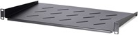 UCS Wandkast Legbord 1HE, D250mm, zwart, vrij hangend.