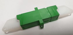 R&M adapter OS2, E2000/APC, simplex, groen