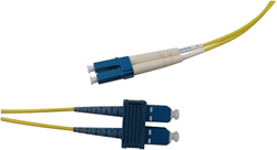 Amphenol LC/PC - SC/PC 9/125 duplex 1m Op = Op