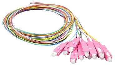 UCS Pigtail set 12kl SC OM4 STB 900um 2m