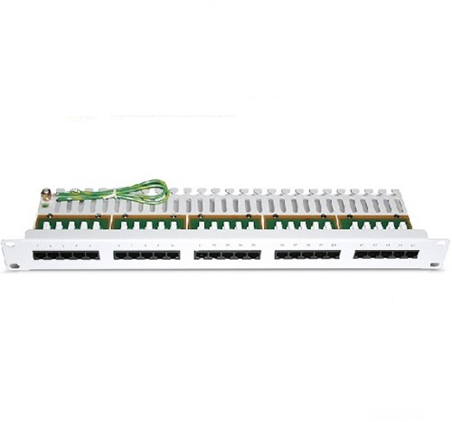 Datwyler Telefoonpaneel CUP 25v, Cat3, 1HE, Ral7035 grijs