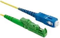 R&M Patchkabel OS2, E2000/APC-SC/UPC, simplex, geel, 5m