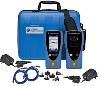 TREND Networks netwerktester SignalTEK 10G FT met fiber tester.
