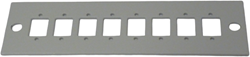 UCS inzetplaatje 8x SC/LCD grijs