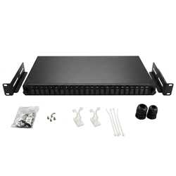 UCS FO lade 24V, SC/LCD, Ral9004, incl. blinddop