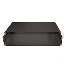 Datwyler FO lade OV-S, 2HE, excl. Front, RAL 9005 zwart