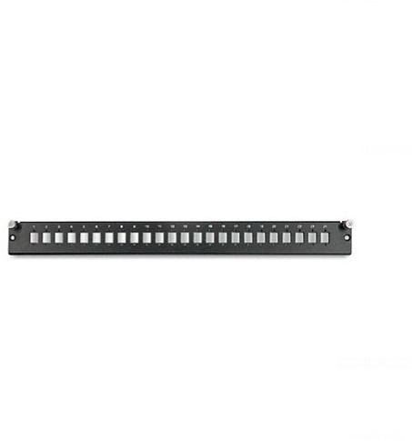 Datwyler FO front, OV-T/S, 24v, SC/LC duplex, 1HE, Ral9005 zwart