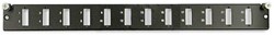 Datwyler FO front, OV-T/S, 12v, SC duplex, 1HE, Ral9005 zwart