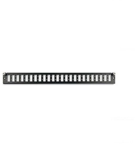 Datwyler FO front, OV-T/S, 24v, SC duplex, 1HE, Ral9005 zwart