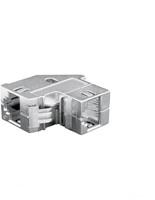 Datwyler Cat.6A doorvoerkoppeling, RJ45, 90 graden.