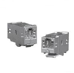 Datwyler Cat. 6A,180 graden, doorvoerkoppeling RJ45.