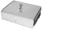 Datwyler CP box 6v, incl. deksel, IP20, metaal, excl. front