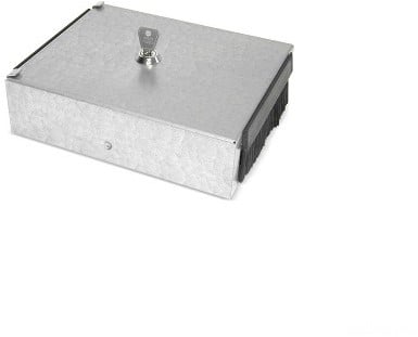 Datwyler CP box 6v, incl. deksel, IP20, metaal, excl. front