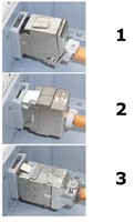 Datwyler IP67 Box, aluminium, t.b.v. 1x RJ45 Keystone (leeg)-2