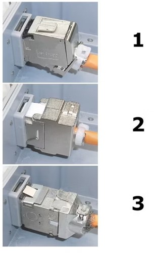 Datwyler IP67 Box, aluminium, t.b.v. 1x RJ45 Keystone (leeg)-2