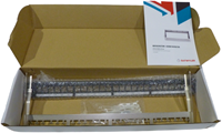 Datwyler Patchpaneel KS 24v, leeg, 1HE, tbv Keystone, Ral9005 zwart-3
