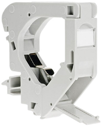 Datwyler DIN rail adapter, IP20, tbv Keystone, kunststof.