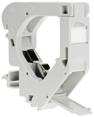Datwyler DIN rail adapter, IP20, tbv Keystone, kunststof.