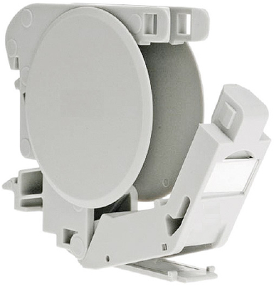 Datwyler DIN rail adapter, IP20, tbv Keystone, kunststof.-2
