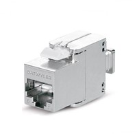 Datwyler Keystone, Cat6, KS-TS, Slimline, STP, RJ45 (Tool-less) 12 stuk(s)