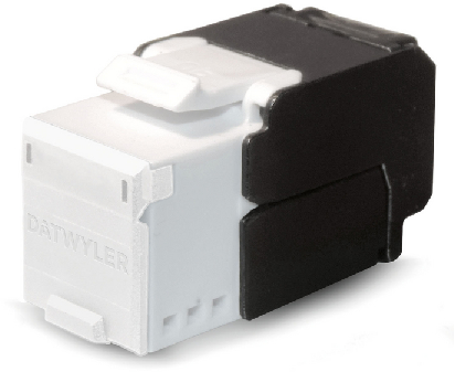 Datwyler Keystone Cat6A, KU-TC plus, UTP, RJ45 (Tool-less) wit 12 stuk(s)