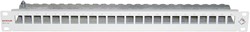Datwyler Patchpaneel MGK 24v, leeg 1HE, 19 inch, t.b.v. GG45 of Keystone modules, grijs.