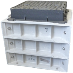 UCS Handhole 450x450x450mm (inw.) D400 gietijzeren deksel