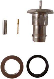 N-plug naar BNC jack 75 Ohm recht