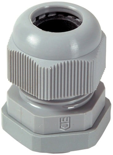 UCS Wartel+moer ronde kop grijs