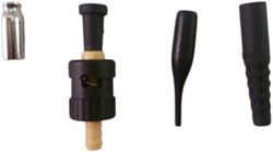 Amphenol ST I / PC connector SM kunststof 3mm