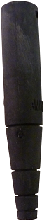 Amphenol zwarte tule 2mm voor ST/SC/FC