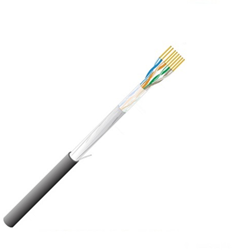 Datwyler Datakabel 662 Cat6/E, U/UTP 300Mhz, Fca, PE zwart (AWG24) 500m
