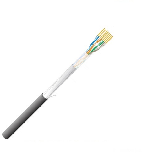 Datwyler Datakabel 662 Cat6/E, U/UTP 300Mhz, Fca, PE zwart (AWG24) 500m