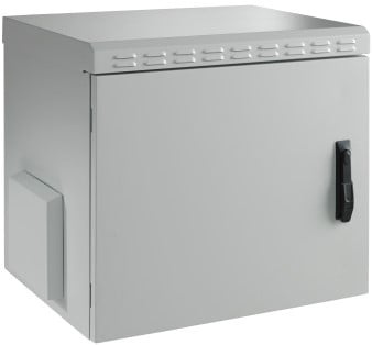 UCS IP55 Wandkast 20HE, B600 D600, stalen deur, grijs