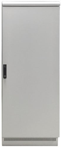 UCS IP55 netwerkkast 24HE, B600 D600, stalen deur, grijs