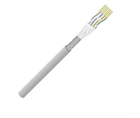 Datwyler Datakabel 7080 Cat7/F, S/FTP 1000Mhz, Dca-s1a,d2,a1, LS0H SHF1 grijs (AWG23) 1000m