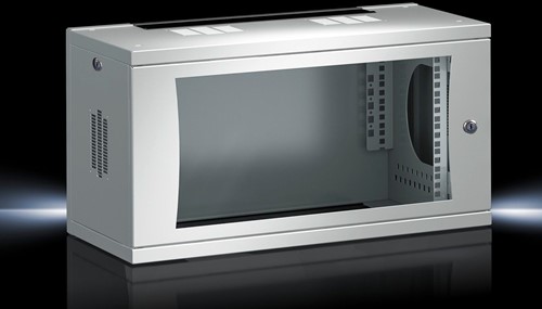 Rittal FlatBox wandbehuizing met zichtdeur, 6HE, 600x358x400 mm (BxHxD)
