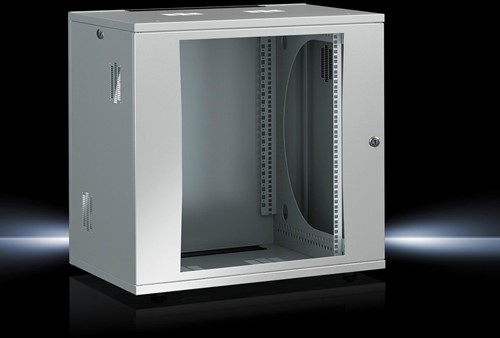 Rittal FlatBox wandbehuizing met zichtdeur, 15HE, 700x758x700 mm (BxHxD)