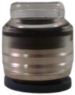 UCS 12mm geleidebuis eindkoppeling Op = Op