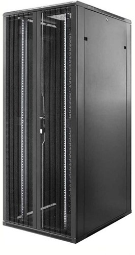 UCS Serverkast 47HE, B800 D800, geperforeerde deur voor split deur achter, zwart