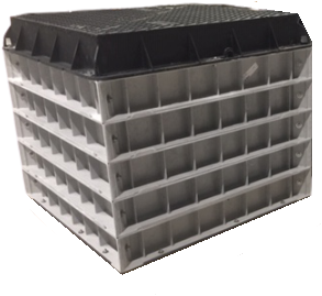 UCS Handhole 900x900x750mm (inw.) D400 gietijzeren deksel met slot