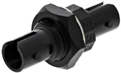 Amphenol ST/ST SM adapter kunststof body