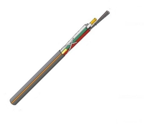 Datwyler, Glasvezelkabel FO outdoor, 24v, wbKT S-Micro / A-DQ(ZN)2Y, BLO, OS2, (2x12) Fca, zwart