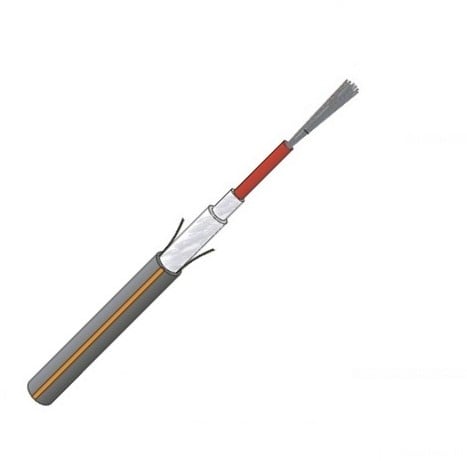 Datwyler Glasvezelkabel FO outdoor, ZGGT HP / A-DQ(ZN)B2Y, OS2, 12v (1x12) Fca, zwart