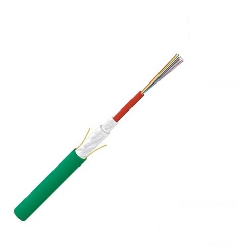 Datwyler Glasvezelkabel FO universal, groen, 4v, OM4, ZGGFR / U-DQ(ZN)BH, (1x4) Dca.