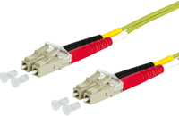 UCS Patchkabel OM5, LC/UPC-LC/UPC, duplex, 2mm, limoen groen (Kies lengte)