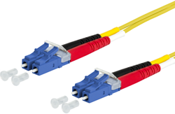 UCS Patchkabel OS2, LC/UPC-LC/UPC, duplex, 2mm, geel  (Kies lengte)